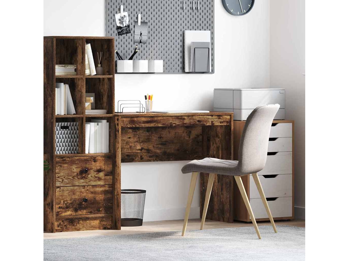 Vidaxl Mesa Carvalho Defumado 90 X 40 X 76 Cm