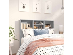Vidaxl Armário De Cabeceira 120x19x103,5 Cm Sonoma Cinzento