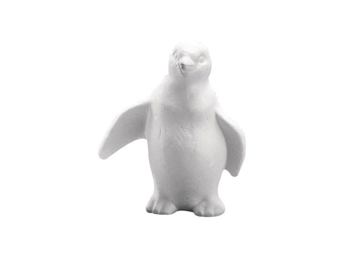 Pinguim de Isopor, 19 Cm, Branco BRILVIBERA