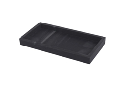 Bandeja Organizadora Quadrada Grande De Silicone Para Banheiro Padrã Inf