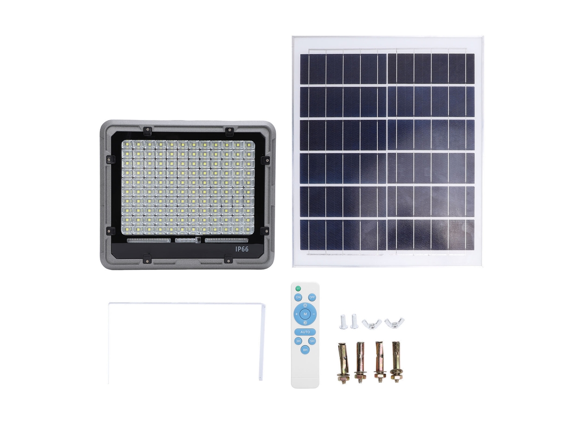 Luz Led Para Garagem 80w, 4 Painéis, Ajuste De 90 Graus Sunflare