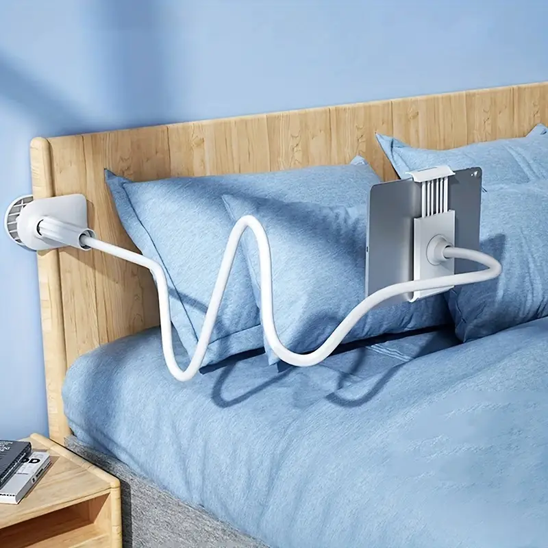 Suporte Para Celular/tablet Com Rotação De 360 ​​graus E Base Espiral Para Cabeceira De Cama. 80 Cm