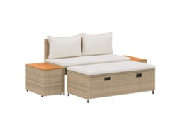 Maison Exclusive - Conjunto De Sofás Para Exterior 4 -seater 4 Unid. Retangular