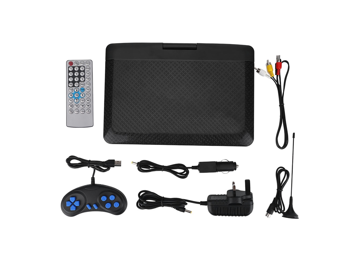 Reprodutor De Dvd Portátil Com Tela Lcd E Rádio Fm