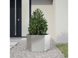Vidaxl Vaso/floreira De Jardim Hexagonal 69x60x45 Cm Aço Inoxidável