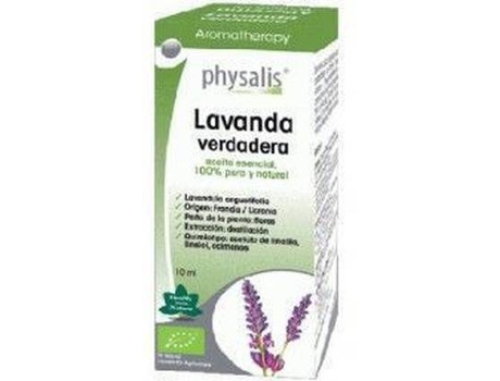 Óleo Essencial PHYSALIS Essência De Lavanda Verdadeira Bio (10 ml)