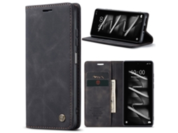 Capa Flip Para Celular Com Slot Magnético Para Cartão Simpreto, Redmi Note 8 Pro
