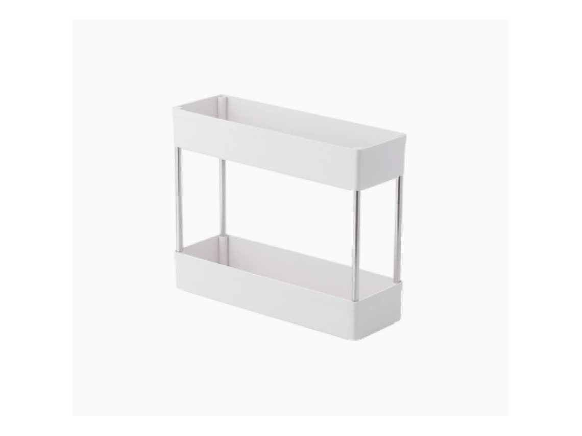 Organizador Inovador Para Armários Deslizantes, Material Avançado De Plástico Abs Para Utilização Flexível Do Espaço Em Seu Banheiro Ou Cozinha, Insta RNEMITERY