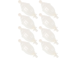Conjunto De 8 Ponteiras Plástico Packove Para Hastes Mosquiteiro, Fácil Instalação, Acessório Decorativo Para Quarto