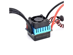 Esc Sem Escovas Surpass Hobby 60a Parcialmente À Prova De Água Para Carro Rc 1/10 Com Suporte Para Bateria De 2s E 3s