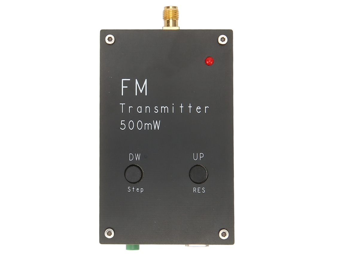 Transmissor Fm Portátil Com Transmissão Estéreo E Alcance 2000m