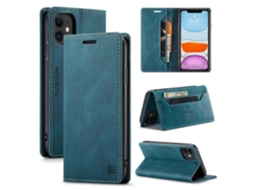 Capa De Celular Autspace A01 Series Com Bloqueio Rfid, Estilo Carteira, Retrô, De Couro Fosco, Para Iphone 11 De 6,1 Polegadas