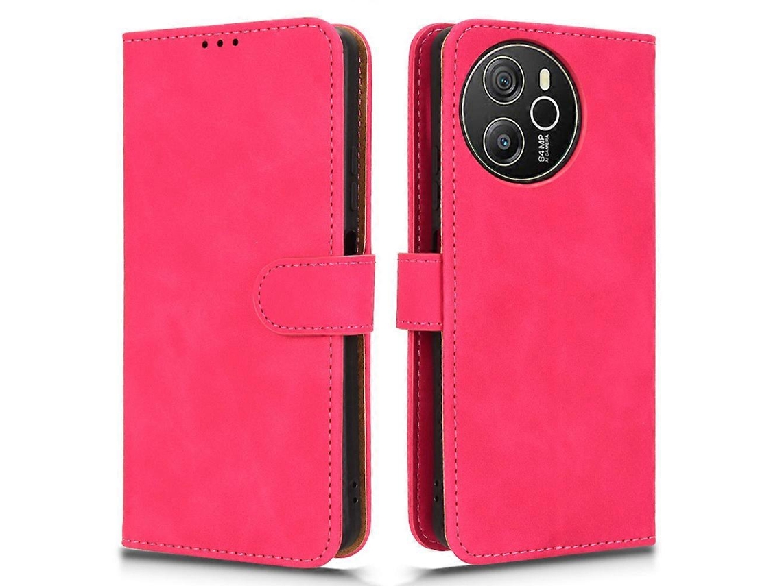 Compre Capa Flip De Couro Sintético À Prova De Arranhões Para Blackview Shark 8, Rosa