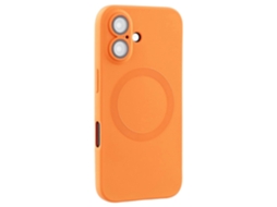 Capa Para Iphone 16 Compatível Com Magsafe Liquid Phone Cover Com Protetor De Lente De Vidro Temperado