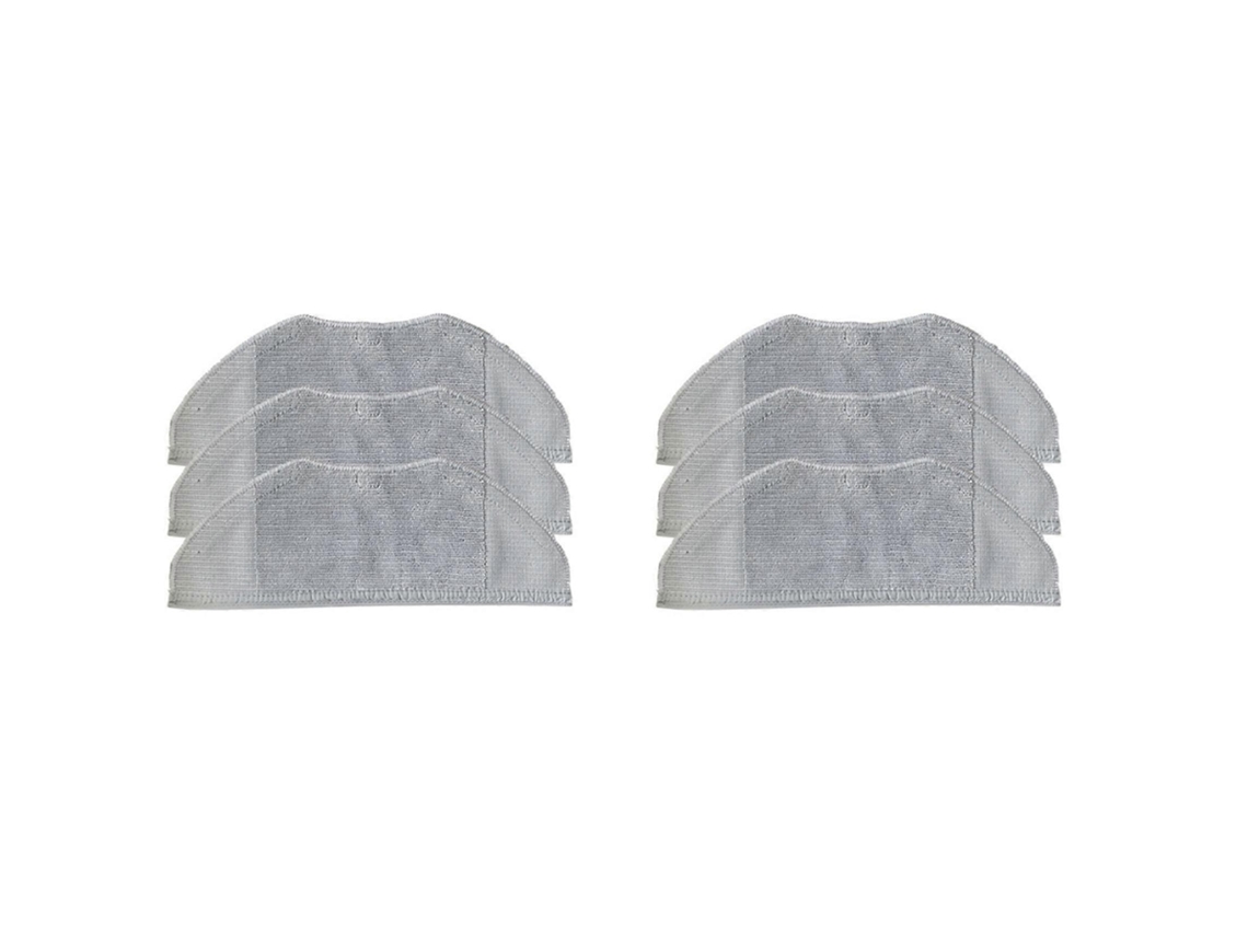 Kit Com 6 Panos De Limpeza De Substituição Para Aspirador Robô Xiaomi Mijia G1/mjstg1 - Acessórios Para Limpeza De Esfregão Multiuso._glo