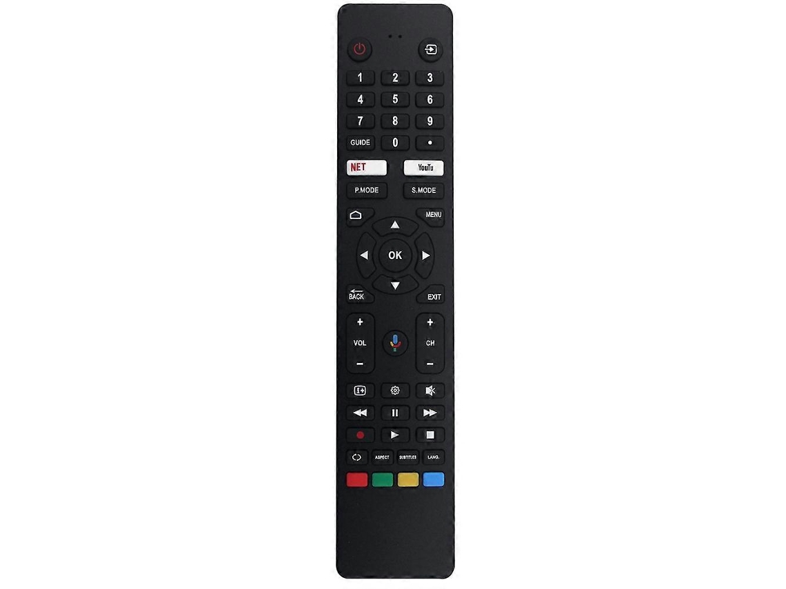 Controle Remoto Substituto Compatível Com Veon Smart 4k Uhd Led Hdtv Android Tv Rc-nz Sem Voz