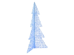 Conjunto 1 Decoração De Árvore De Natal Vidaxl Azul Acrílico (180 Cm)