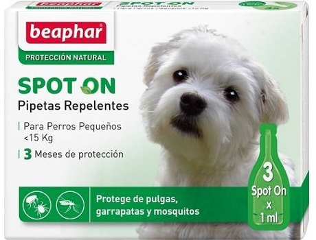 Pipeta Desparasitante para Cães  Spot On (<15kg)