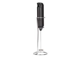 Batedor De Leite Portátil De Aço Inoxidável, Batedor Elétrico Para Bebidas Com Suporte Para Café