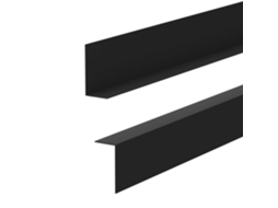 Quest Rodapé Pvc 25x25 Mm Rígido Resistente Uv, 275 Cm, Preto