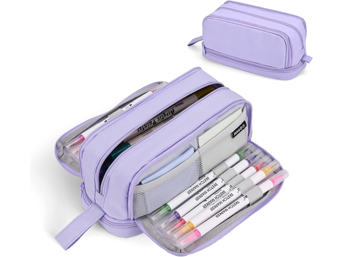 Estojo para Lápis, Grande, Roxo AQUAFORGE