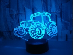 Lurelia Luz Noturna 3d Com Recarregável Usb, Controlo Remoto, Sensor De Toque E Brilho Regulável Para Quarto Infantil, Para Cabeceira