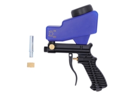 Kit De Ferramentas Da Pistola De Areia Sandblaster Para Pulverização E Limpeza Azul