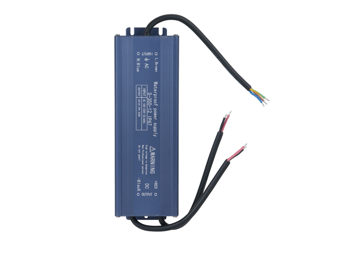 2026 fonte de Alimentação Transformador Led Impermeável Ip67 Ac 180 240v para Dc 12v 350w para Fitas Led, Painéis Exteriores