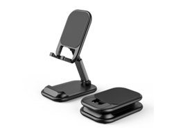 Suporte Dobrável Para Celular De Mesa - Estação De Carregamento Com Suporte Para Celular Em Altura Ajustável