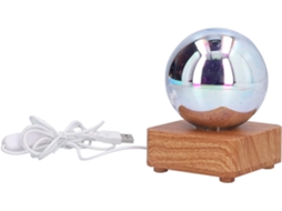 Luminária Noturna Led Com Esfera De Vidro Alimentada Por Usb, Lâmpada