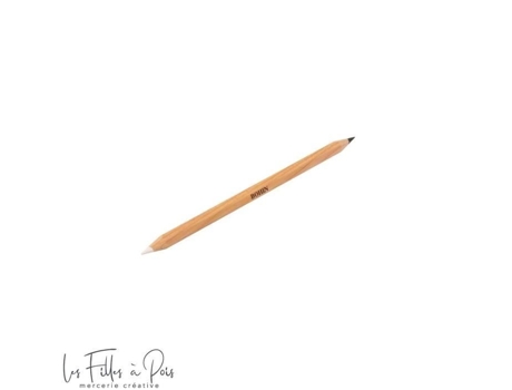 Crayon De Tecido Bicolor Branco E Preto Bohin Bohin France