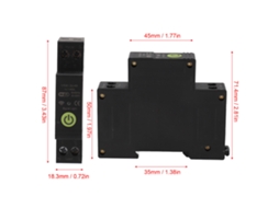 Laxiscreed Interruptor Wifi Inteligente Com Temporizador Para Instalação Em Trilho Din