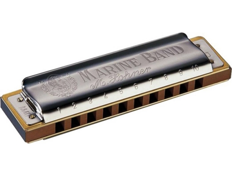 Harmónica HOHNER Marine Band 1896/20AX (Afinação: A - Aço Inoxidável)