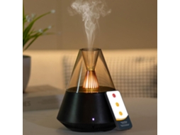 Difusor elétrico de óleos essenciais para aromaterapia com controle remoto, liberação automática e 7 luzes de LED - aquaforge
