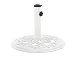 Umbrella Base, Umbrella Bases Vidaxl Branco Ferro Fundido (ø 44 X 31 Cm)