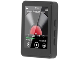 Leitor Mp3/Mp4 YIZHOOD T7 2.4Inch com Cartão Tf 16G Preto
