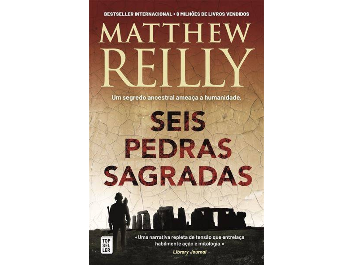 Livro Seis Pedras Sagradas de Matthew Reilly (Português)