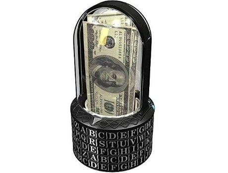 Puzzle 4THOUGHT PRODUCTS Puzzle Pod Cryptex - Brain Teaser Puzzle & Coin Bank (Idade Mínima: 8)