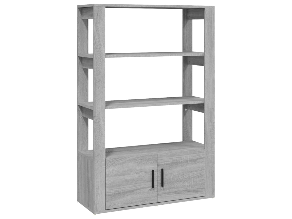 Aparador MAISON EXCLUSIVE Derivados de Madeira Cinzento Sonoma (80x30x119,5 cm)