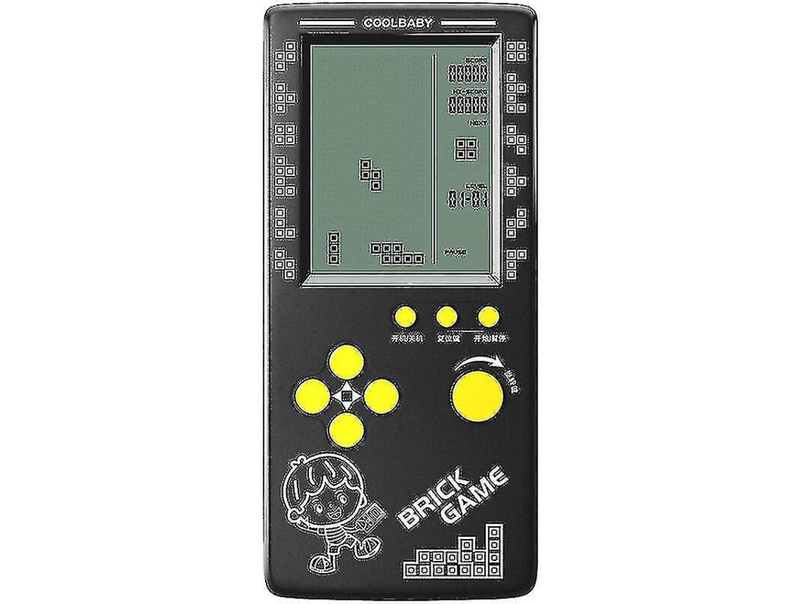 100 rúpias Console de jogo Tetris, jogo de blocos clássico, jogo de quebra-cabeça, console portátil, jogo de blocos Yatoy Slowmoose