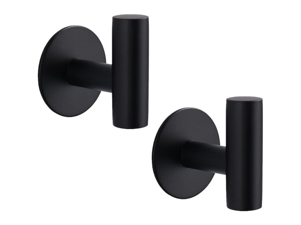 2026-ganchos Adhesivos De Acero Inoxidable Resistentes 15 Libras Impermeables Para Baño Cocina - Pack De 2