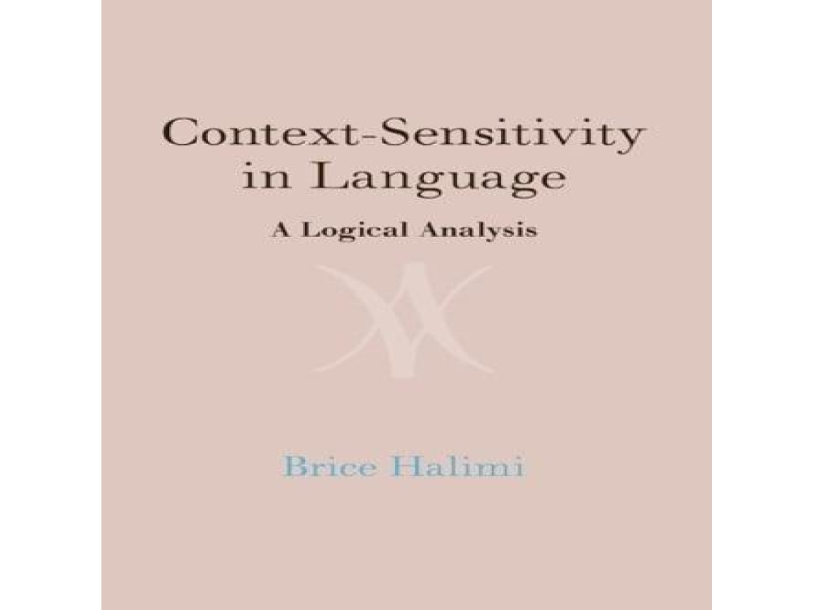 Livro Context-Sensitivity in Language de Brice Halimi (Inglês)