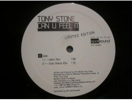 Vinil Can U Feel It Spotsound Records