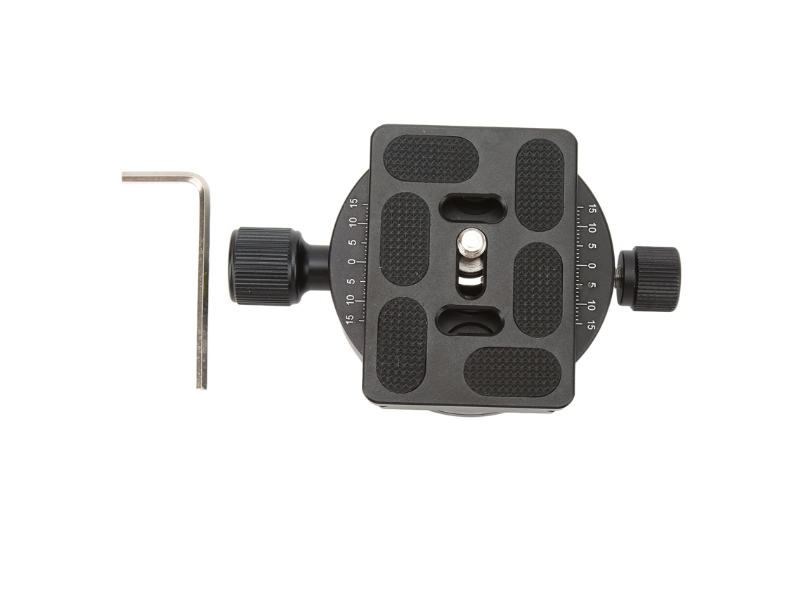 Camera Quick Release Plate Clamp Camera Adapter Plate 360 Degree Panorama Rotation For Camera Tripod Head Qj08s LAXISCREED