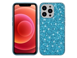 Capa De Celular Com Glitter, Cobertura Total, Proteção Contra Quedas.azul - Iphone 12 Mini