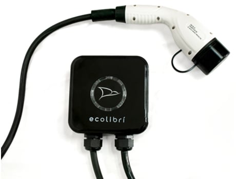 Carregador De Carro. Equipamento Para Recarga De Veículo Elétrico Ecolibrí Zeus Home Mini De 7,4 Kw Com Mangueira De 5 Metros