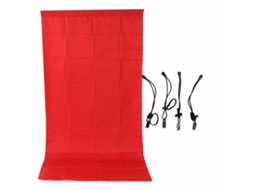 1 X 2m Red Background Cloth Pure Washable Polyester Screen Backdrop For Photography Video Recording LAXISCREED
