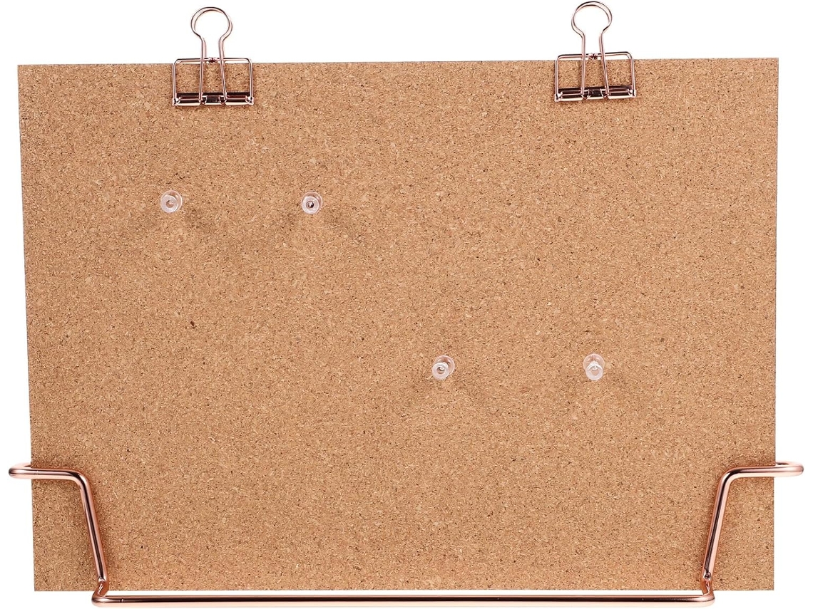 Quadro de Cortiça Alipis com Moldura Metal para Escritório, Design Criativo, Reutilizável e Resistente, Ideal