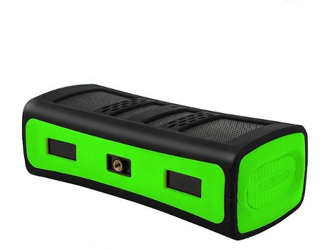 Coluna Bluetooth WELUOT BS-26 (Verde - 6W - Autonomia: até 5 h)