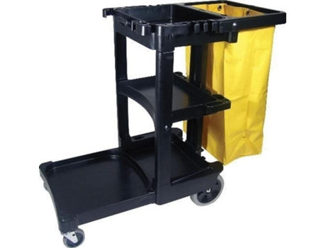 Carro Limpeza com Saco 116.8X55.2X97.5cm Preto